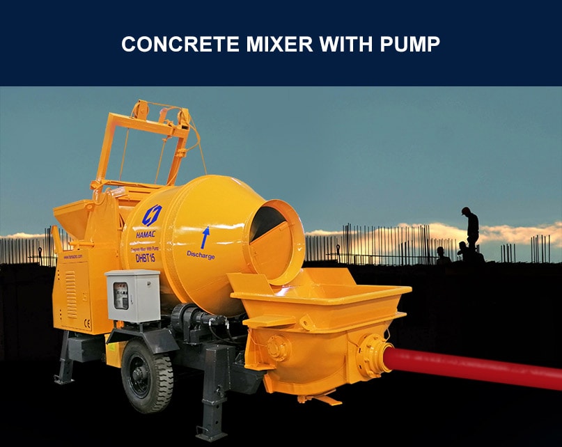 Concrete Mixer with Pump