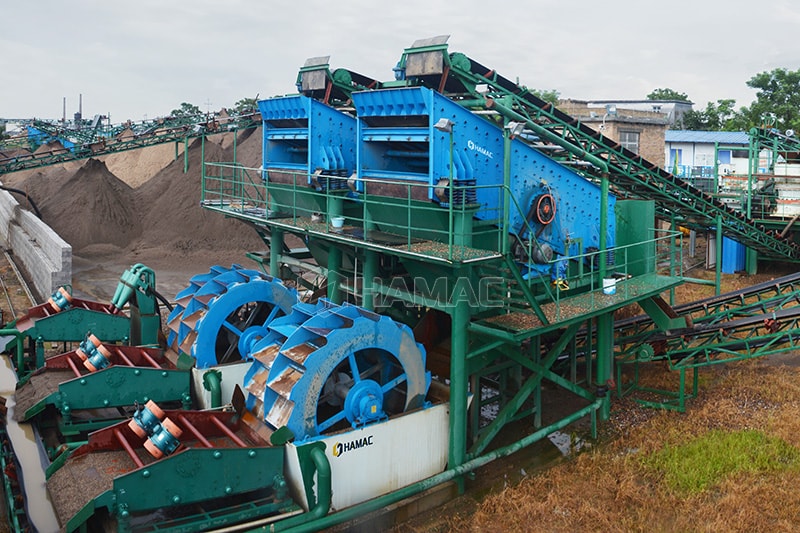 Artificial sand making production line
