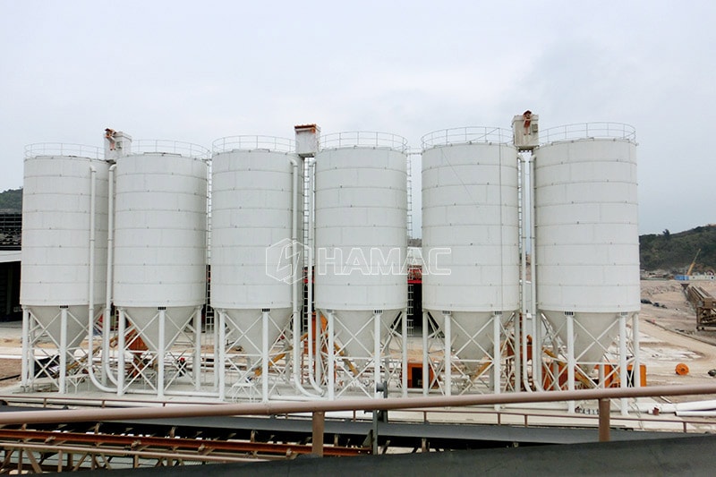 It can store various solid bulk materials