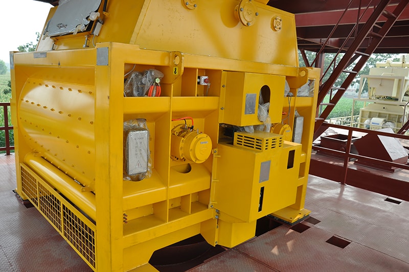 What is twin shaft concrete mixer for sale?