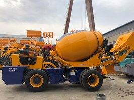 HMC350 self loading concrete mixer truck delivery to Ghana