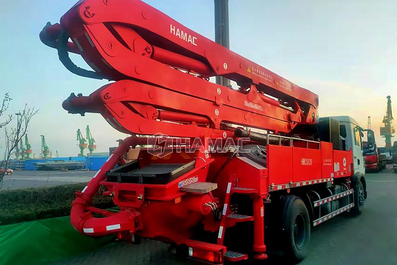 HAMAC 30m Truck Mounted Boom Pump was Shipped to Peru