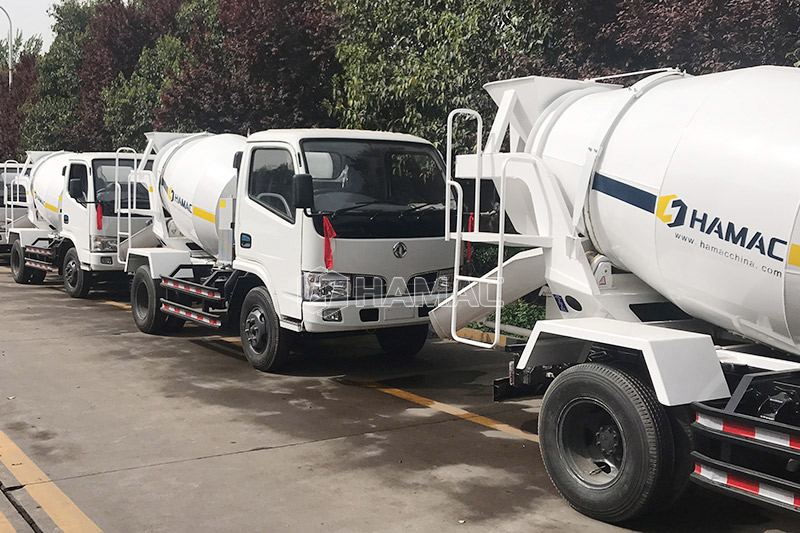 4 units of transit mixer truck delivery to Lalitpur Nepal