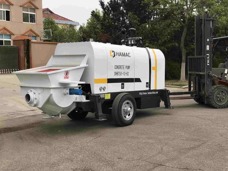 trailer concrete pump