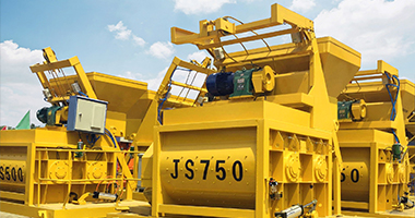 TWIN SHAFT CONCRETE MIXER