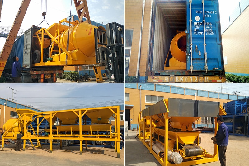 Portable Concrete Batching Plant shipping pictures