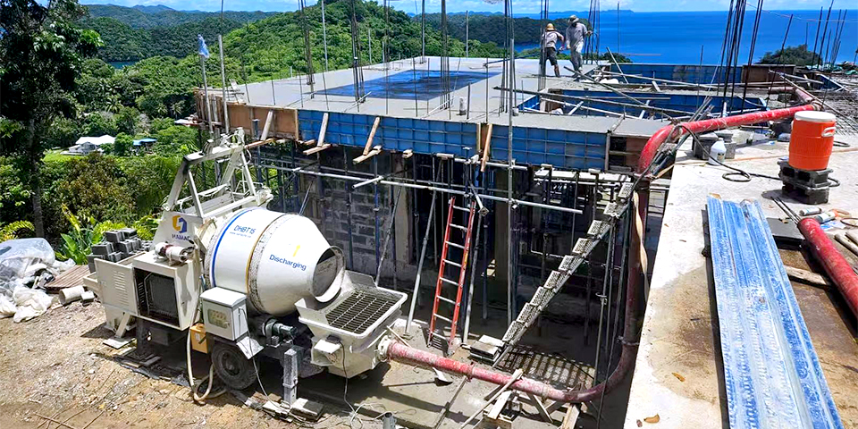 Concrete Mixer with Pump