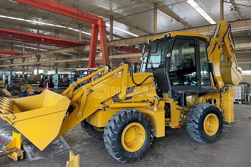 HZ30-25 backhoe loader with articulated chassis