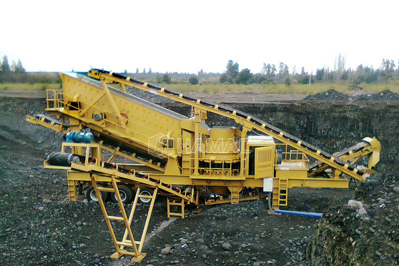 Mobile crusher for sale is a crushing plant which is truck-mounted or crawler mounted