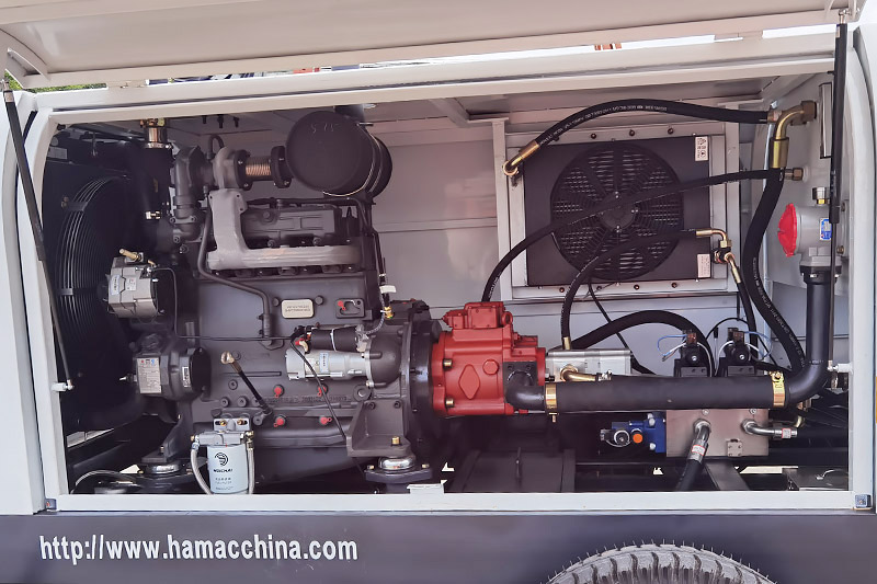 HAMAC Features of portable trailer concrete pump