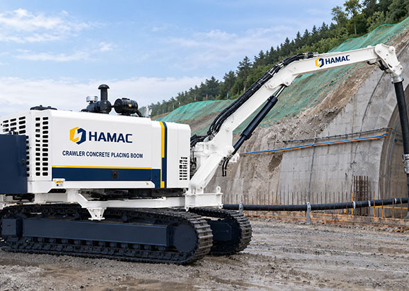 Crawler Hydraulic Concrete Placing Boom img