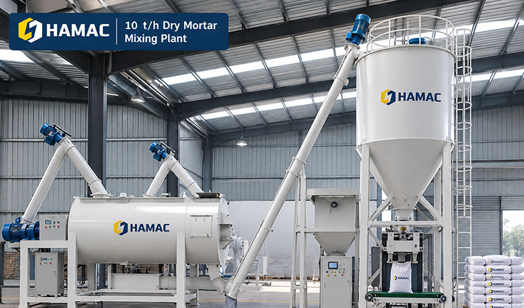 8-20 ton/h Dry Mortar Mixing Plant