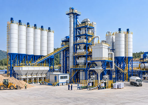 80 ton/h Dry Mortar Mixing Plant