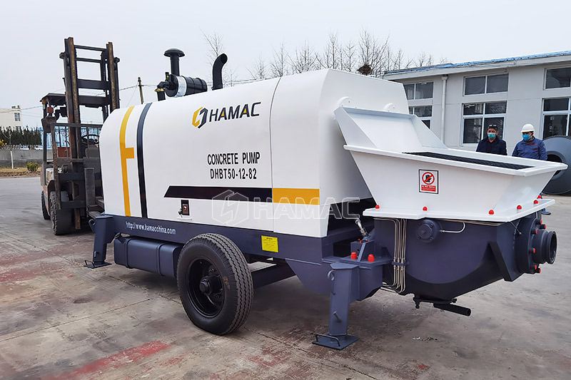 <b>DHBT50 Diesel Concrete Pump was shipped to Peru</b>