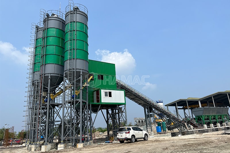 <b>HAMAC HZS180 concrete batching plant was installed successfully in philippines</b>