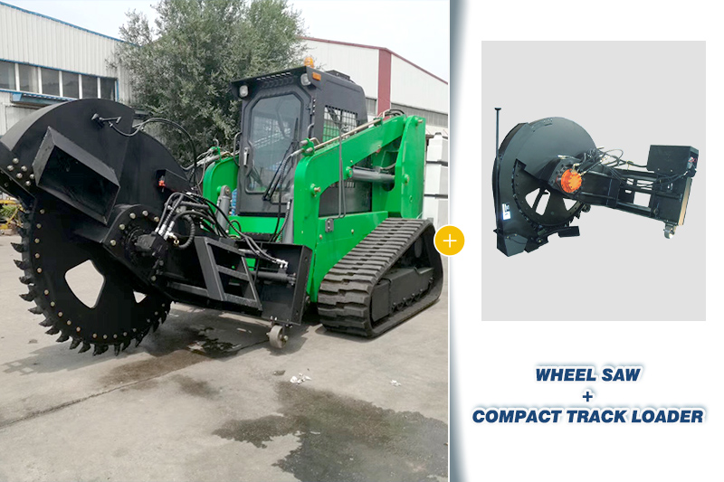 WHEEL SAW COMPACT TRACK LOADER