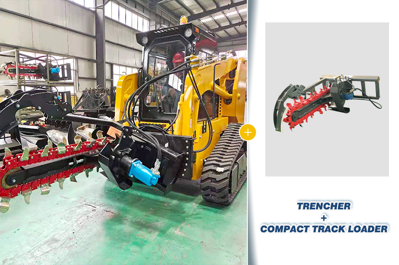 TRENCHER COMPACT TRACK LOADER
