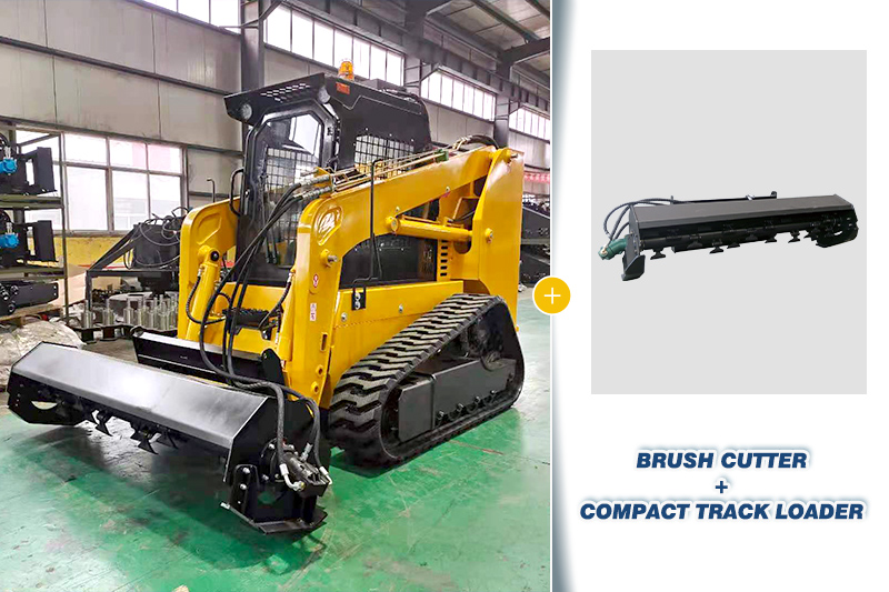 BRUSH CUTTER COMPACT TRACK LOADER