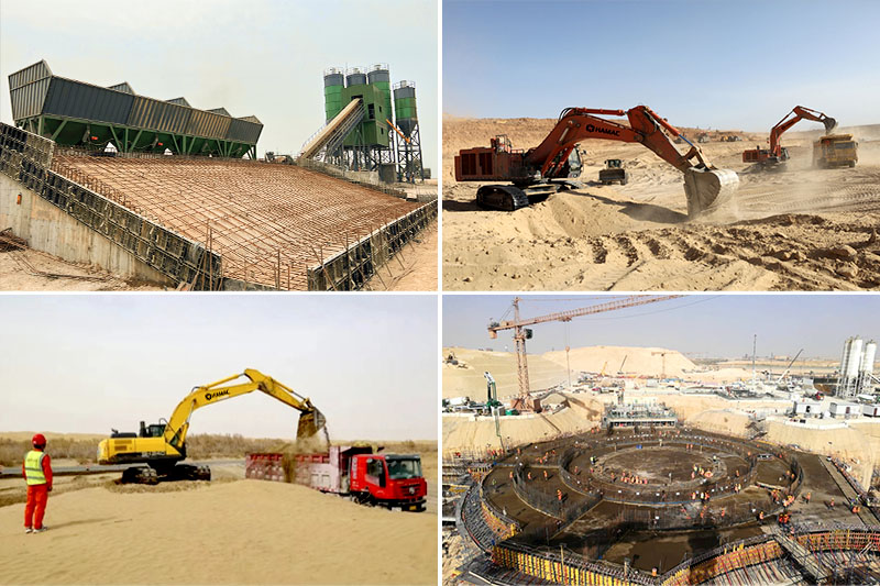 Construction machinery Help Saudi Arabia's City of the Future in NEOM