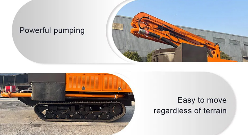 Crawler Concrete Mixer