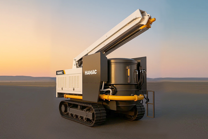Crawler Concrete Mixer with Pump Truck shipping pictures