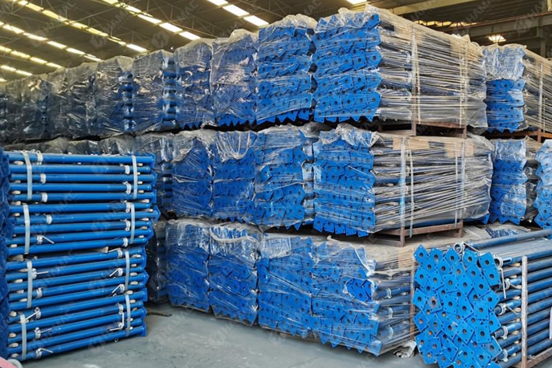 Steel Props Exported to Switzerland