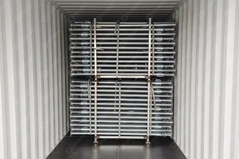HAMAC Steel Props Exported to Panama