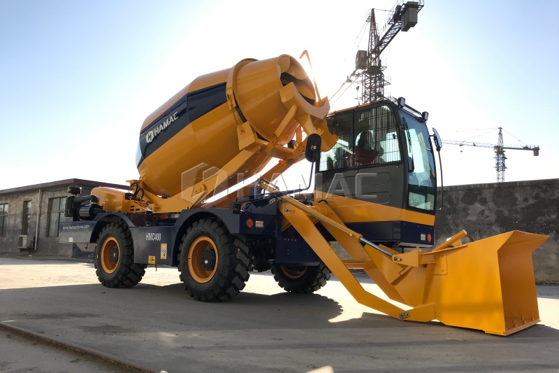 HMC400 self-loading concrete mixer